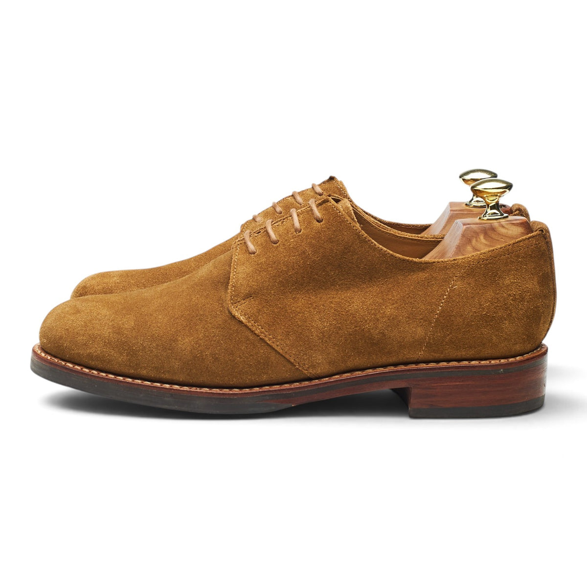 Snuff Brown Suede Derby UK 7 G