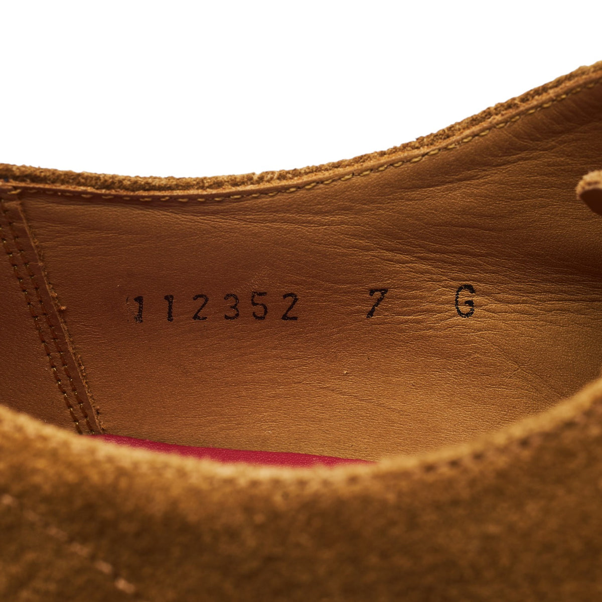 Snuff Brown Suede Derby UK 7 G