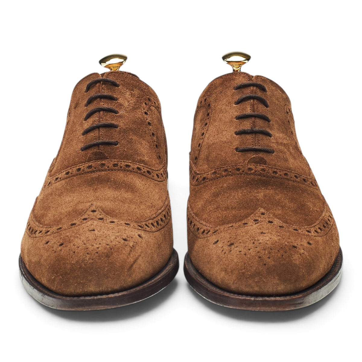 'Hampstead' Brown Suede Oxford Brogues UK 10 G