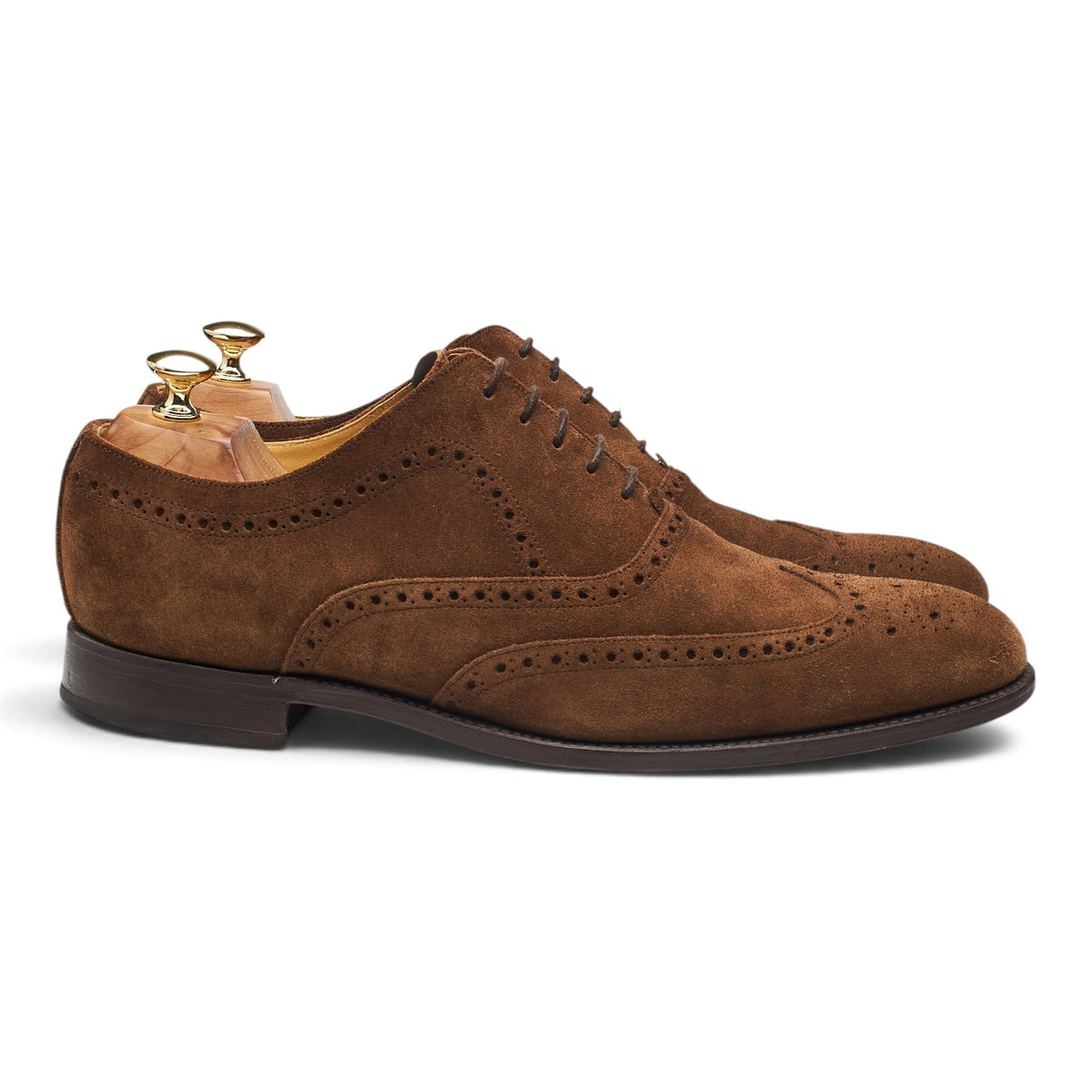 'Hampstead' Brown Suede Oxford Brogues UK 10 G