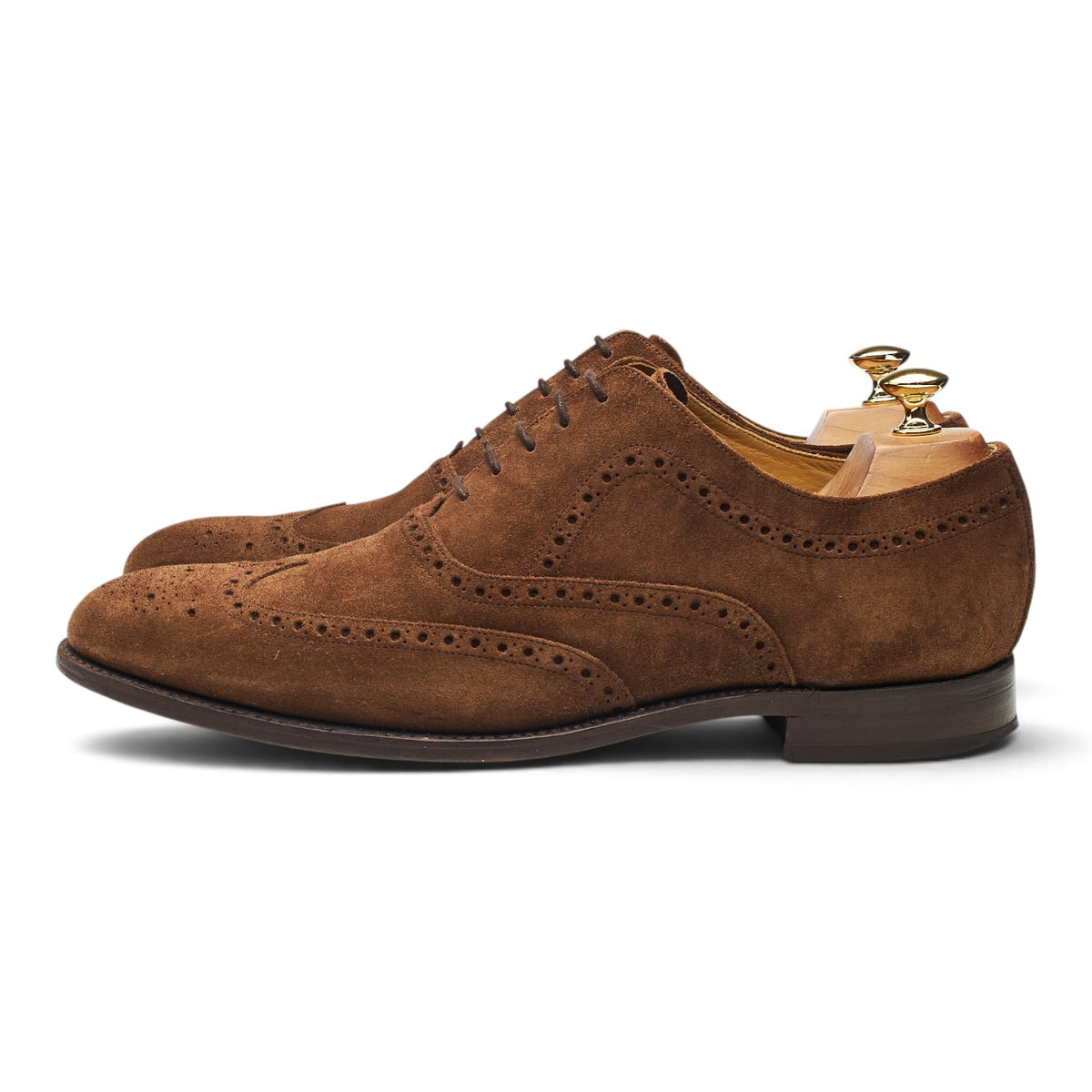 'Hampstead' Brown Suede Oxford Brogues UK 10 G