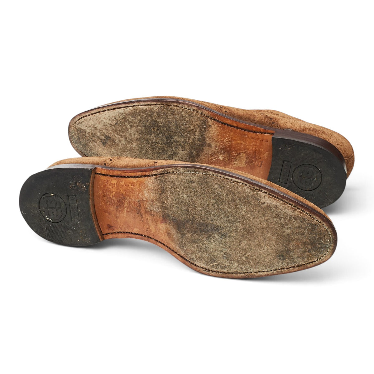 'Hampstead' Brown Suede Oxford Brogues UK 10 G