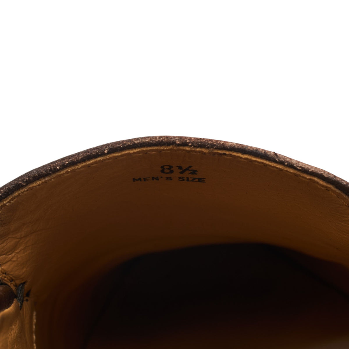 Dark Brown Grain Leather Loafers UK 8.5