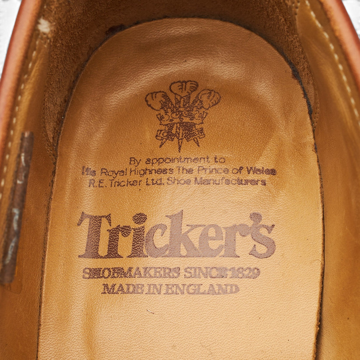 'James' Tan Brown Leather Loafers UK 9.5