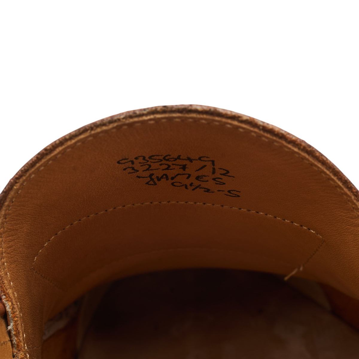'James' Tan Brown Leather Loafers UK 9.5
