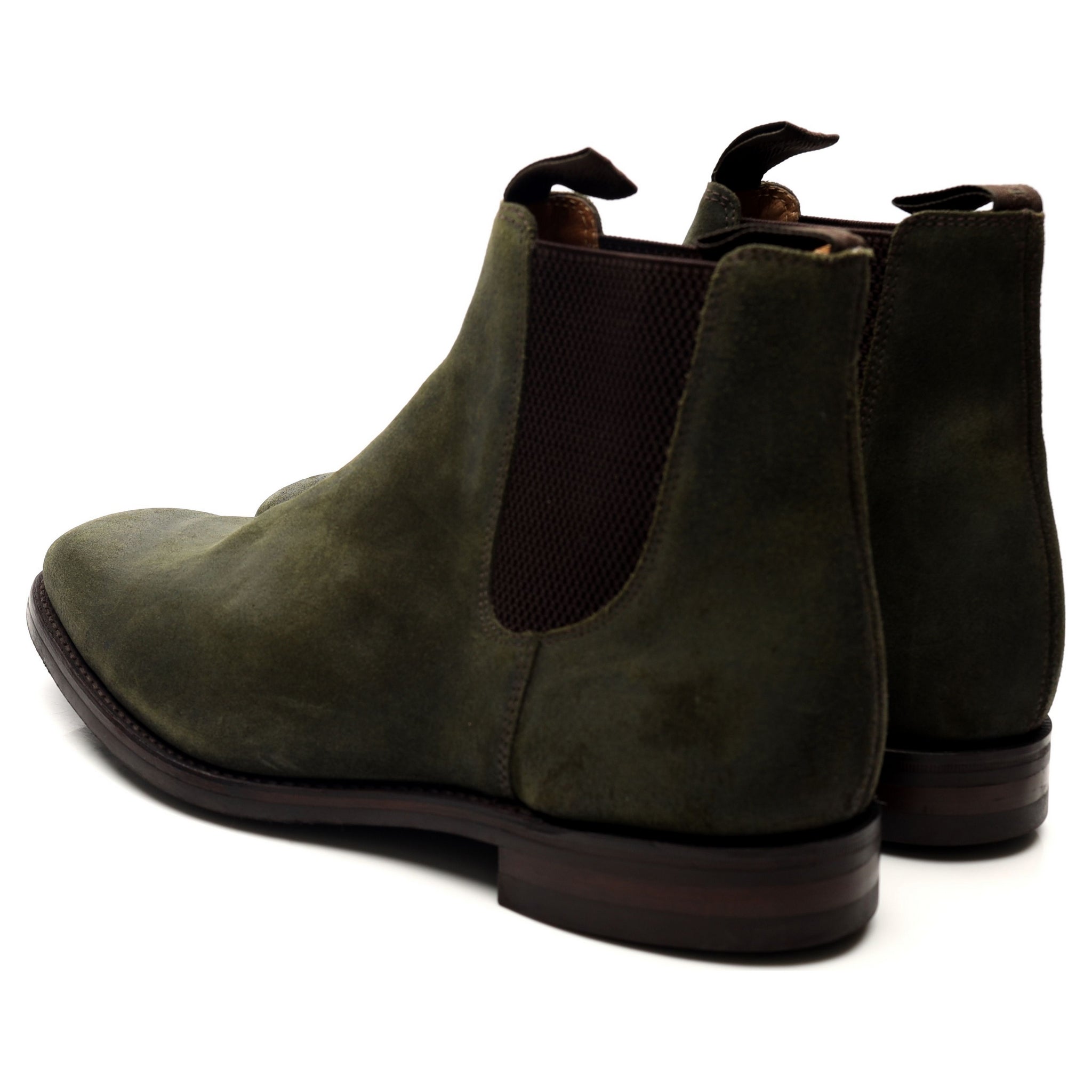 Loake green clearance suede boots