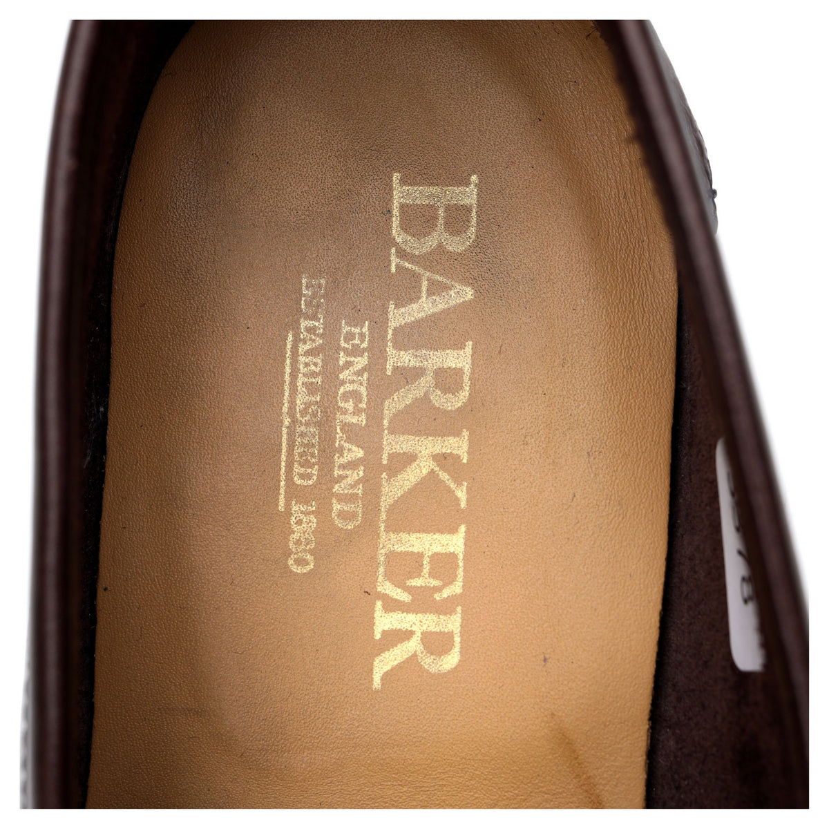 Dark Brown Leather Loafers UK 7.5 F