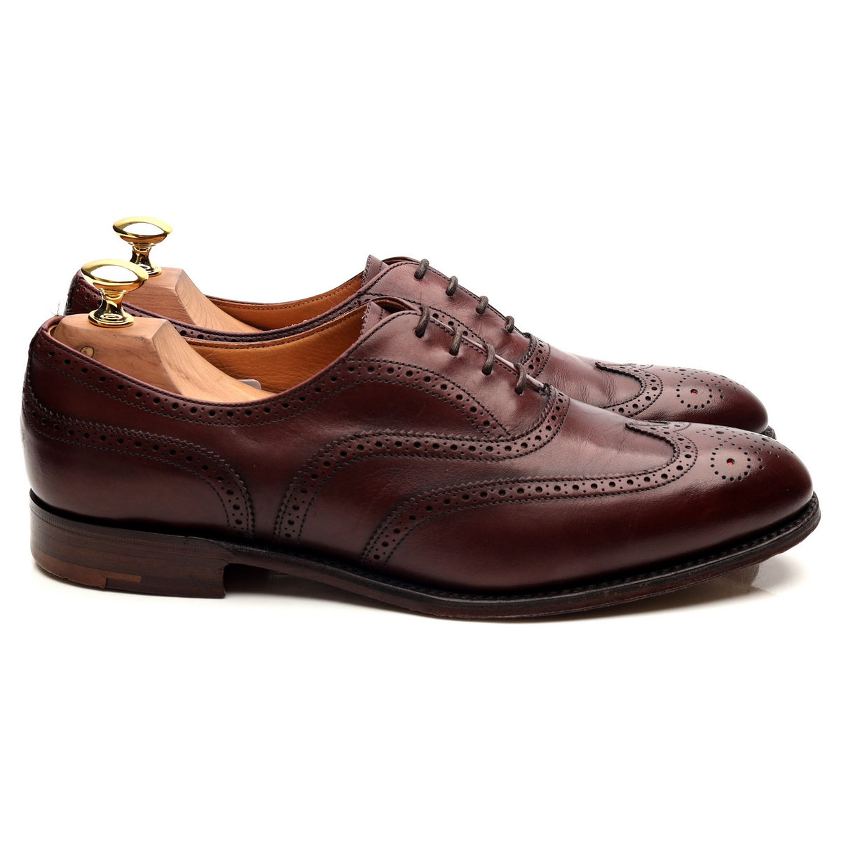 Women&#39;s &#39;Maisie&#39; Burgundy Leather Brogues UK 6.5 D