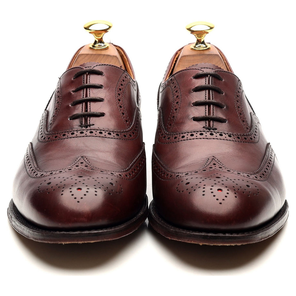 Women&#39;s &#39;Maisie&#39; Burgundy Leather Brogues UK 6.5 D