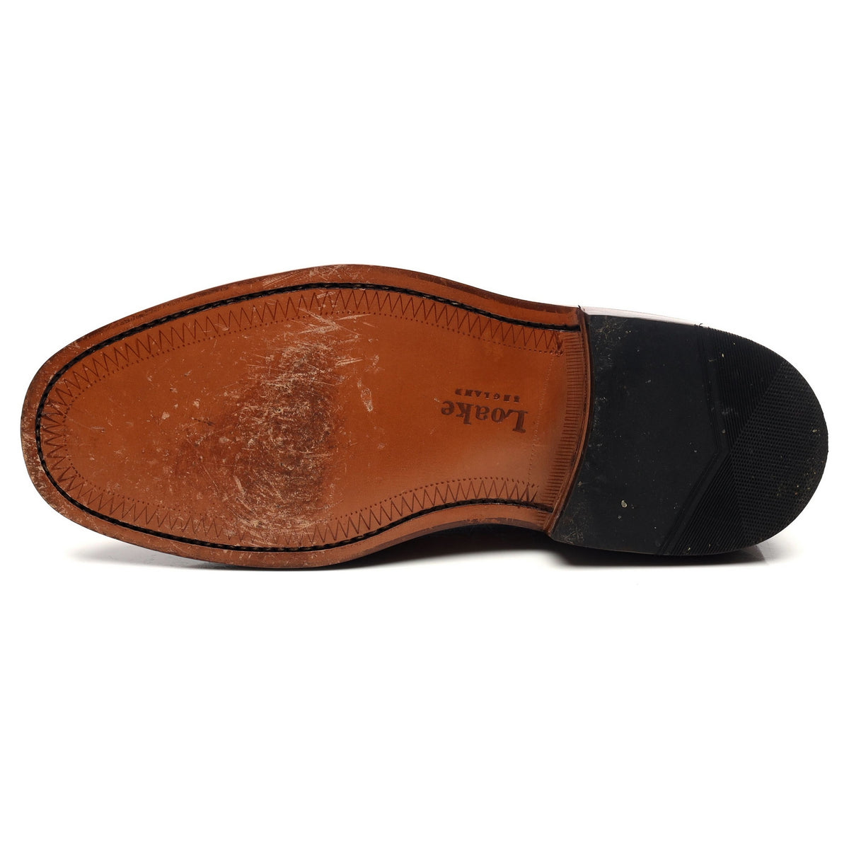 1880 &#39;Chester 2&#39; Tan Brown Leather Derby Brogues UK 6 F