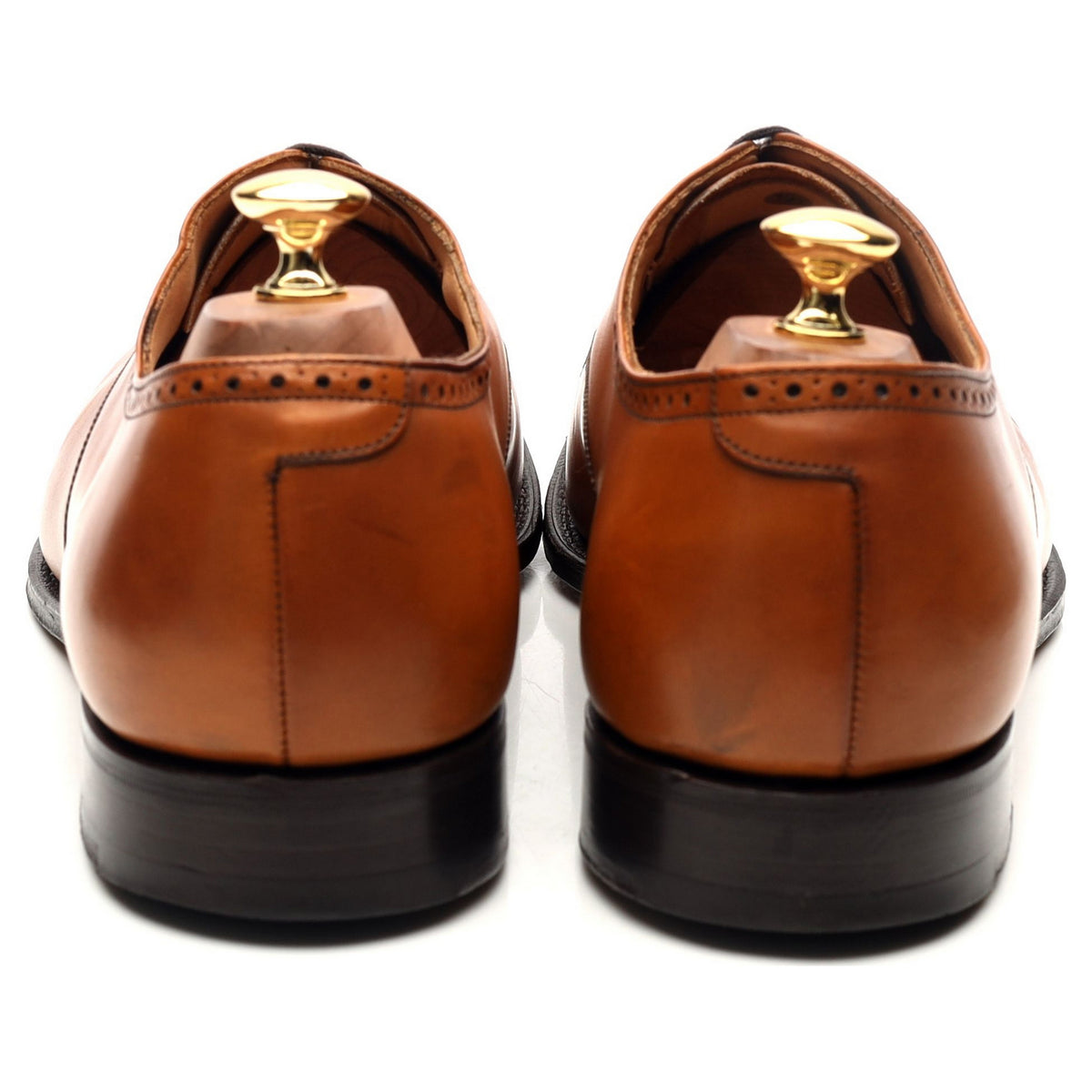 &#39;Toronto&#39; Tan Brown Leather Oxford UK 10.5 G