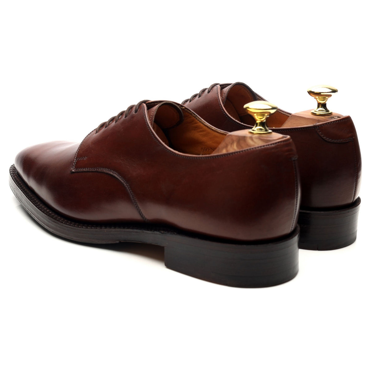 Brown Leather Derby UK 8 F