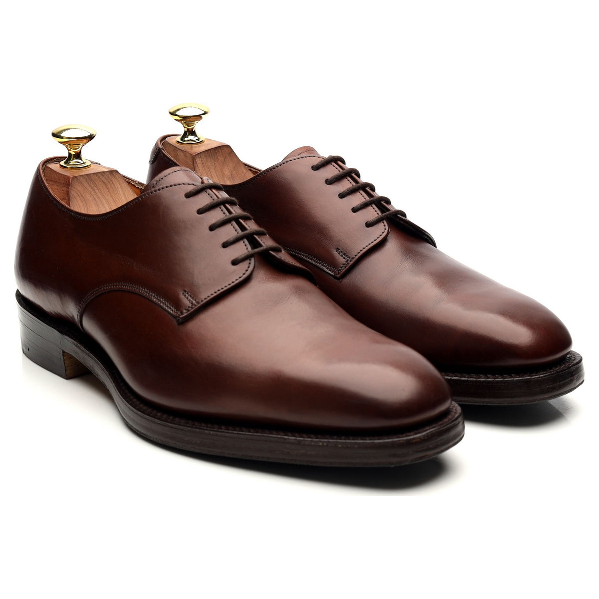 Brown Leather Derby UK 8 F