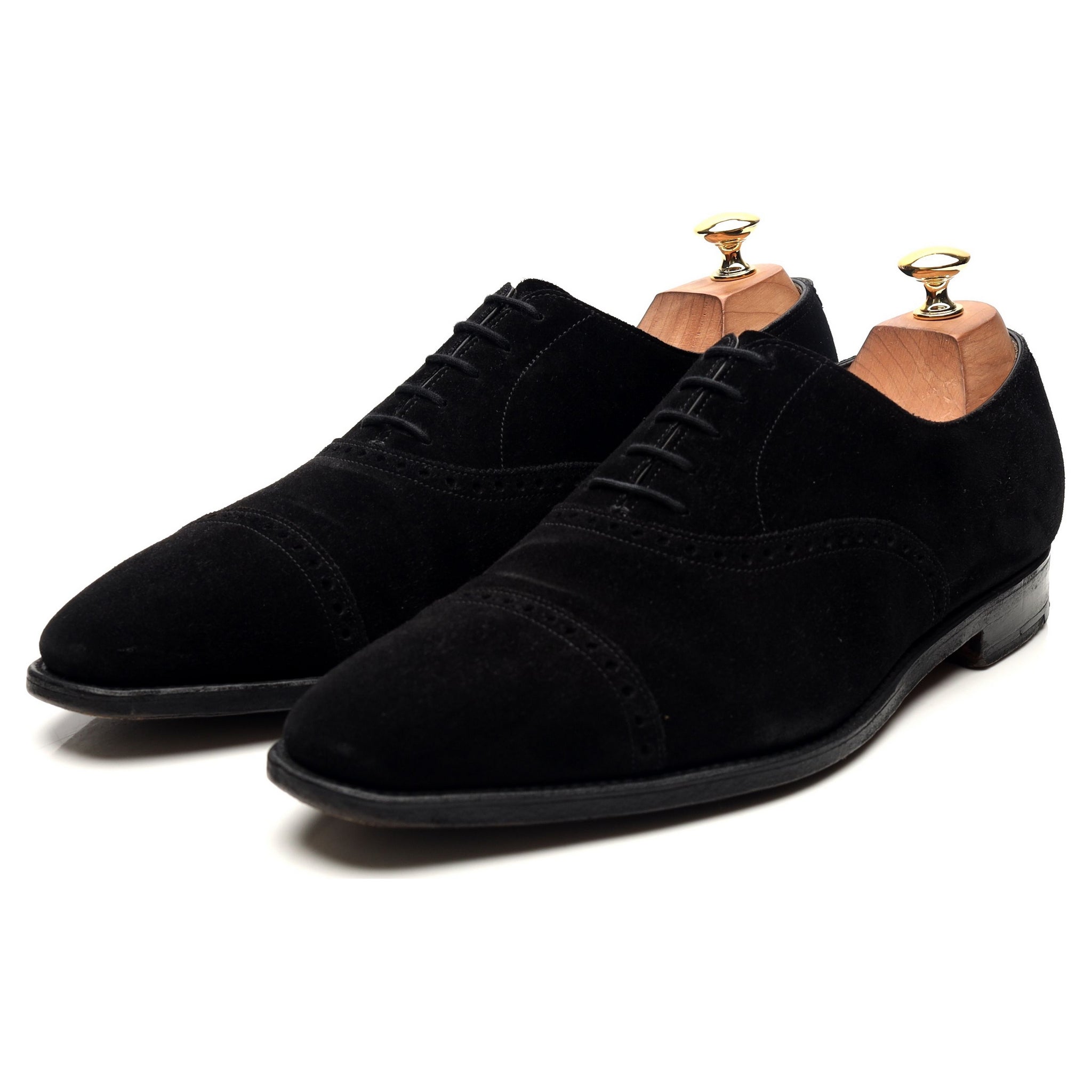 Mens black 2025 suede brogues uk