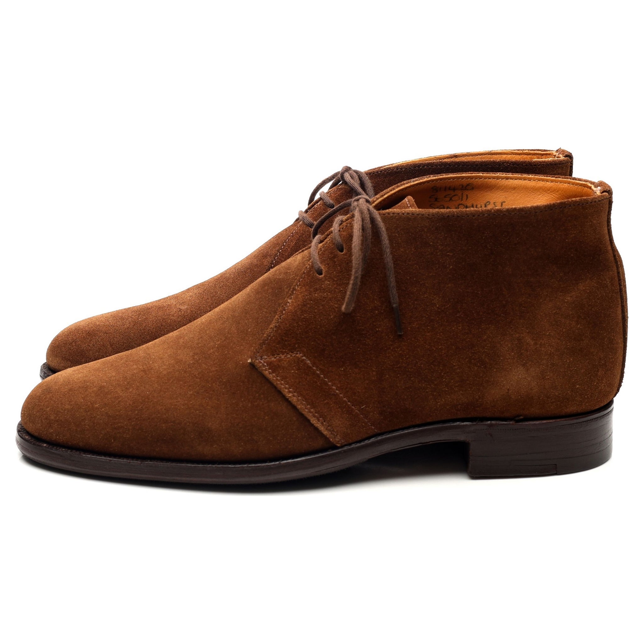 Sandhurst' Snuff Brown Suede Chukka Boots UK 7 - Abbot's Shoes