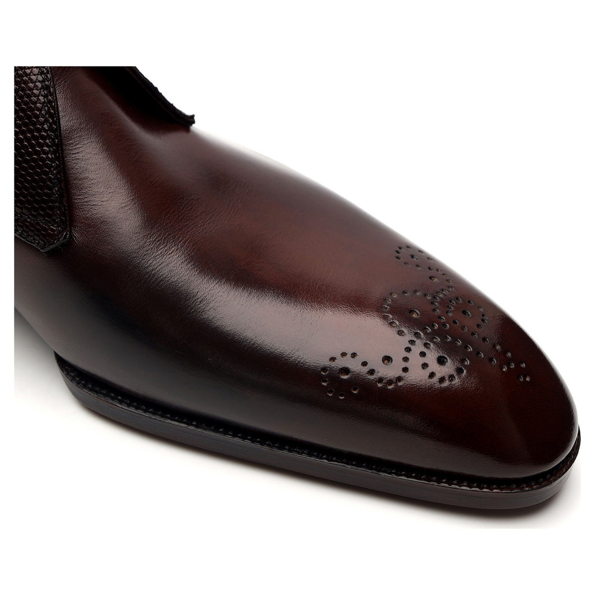 Bespoke Dark Brown Leather Derby UK 9.5 E / UK 10 D