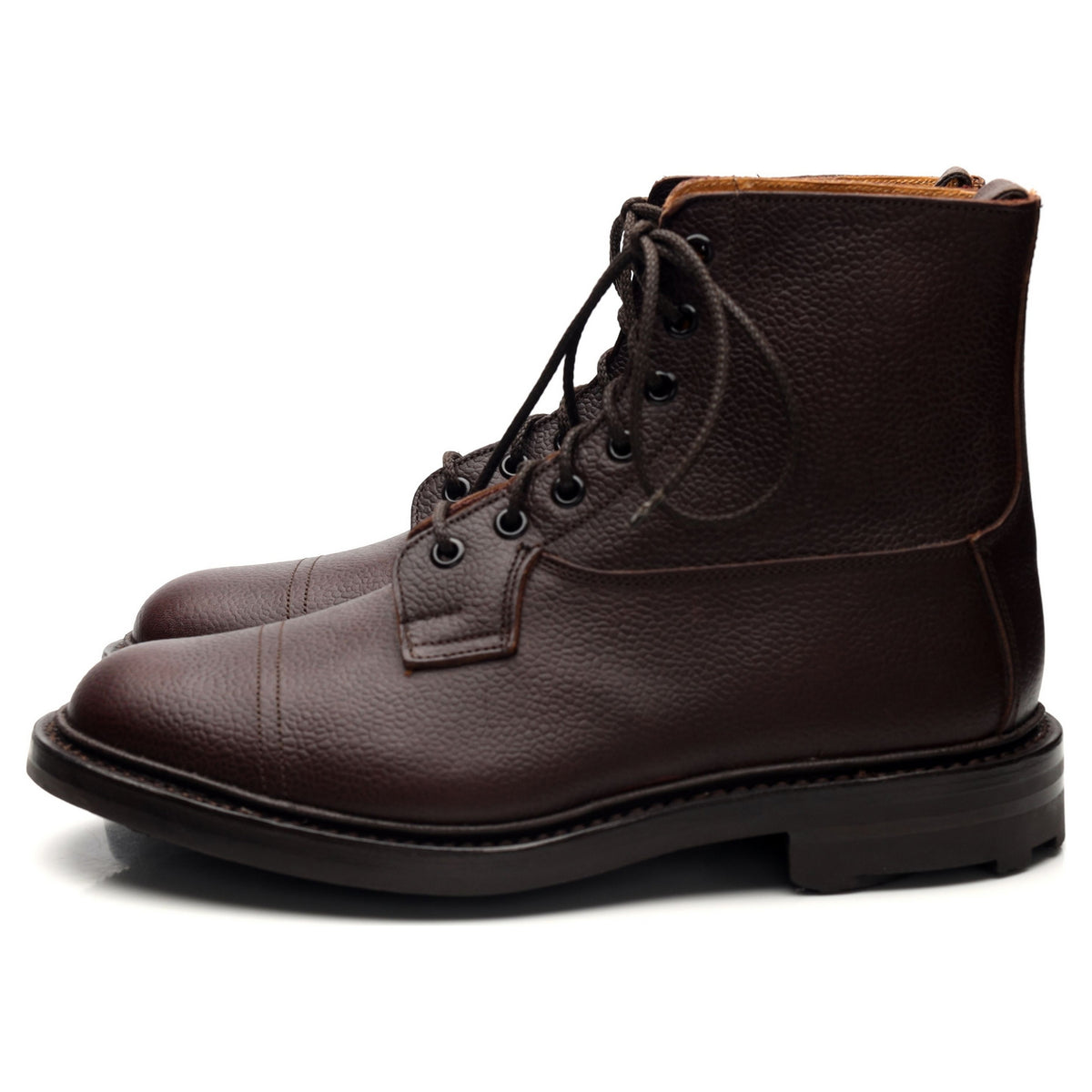 &#39;Grassmere&#39; Dark Brown Leather Boots UK 6.5