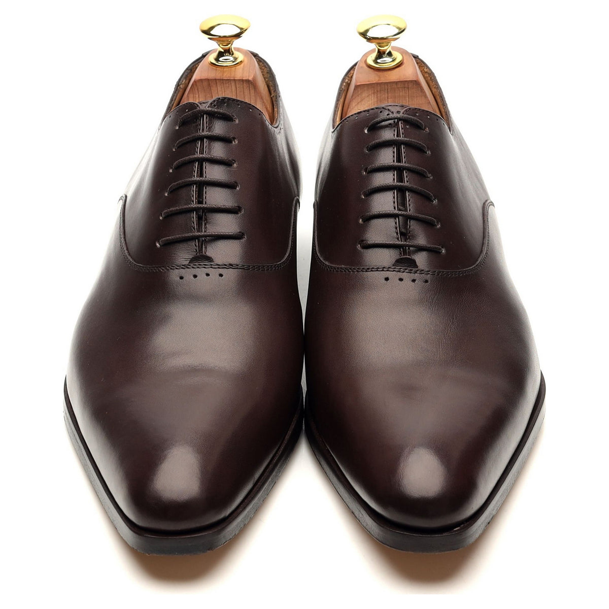 Dark Brown Leather Oxford UK 8.5 EU 42.5