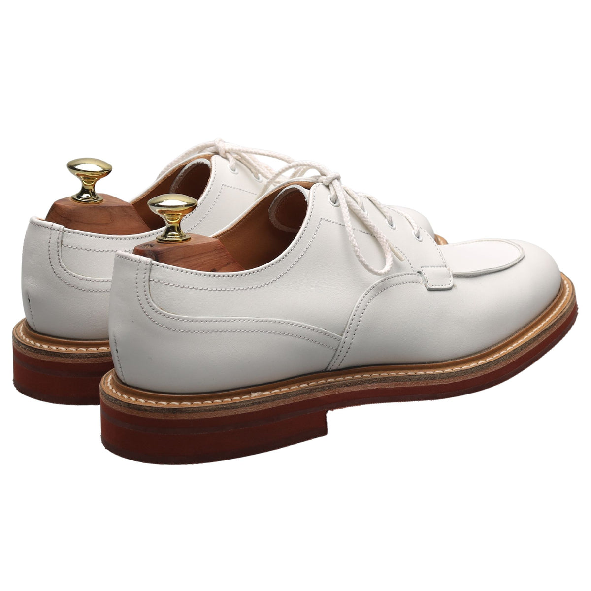 &#39;Octon&#39; White Leather Derby UK 7 F