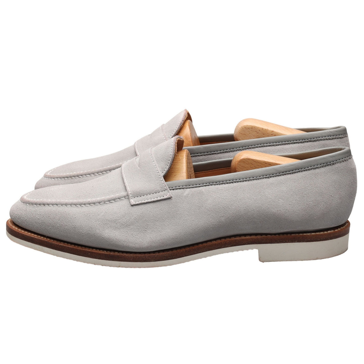 &#39;Capri&#39; Light Grey Suede Loafer UK 9.5 E