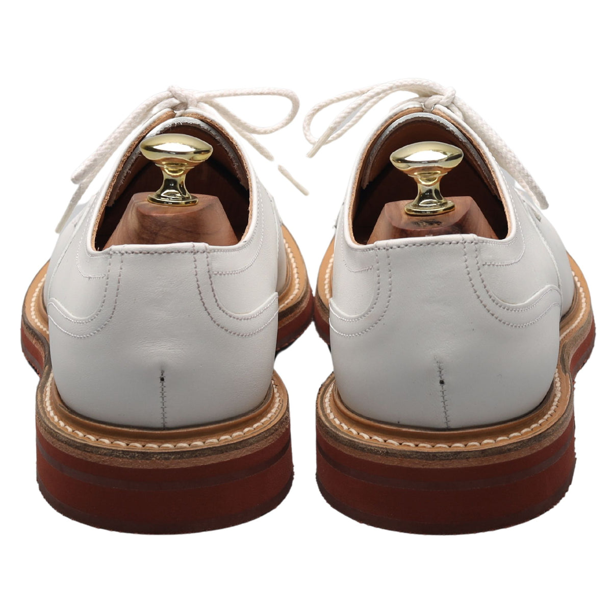 &#39;Octon&#39; White Leather Derby UK 7 F