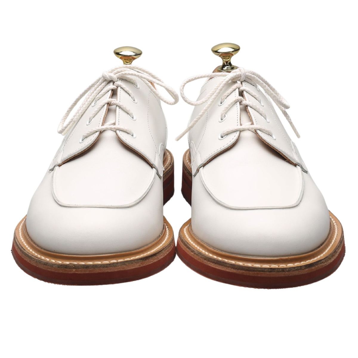 &#39;Octon&#39; White Leather Derby UK 7 F