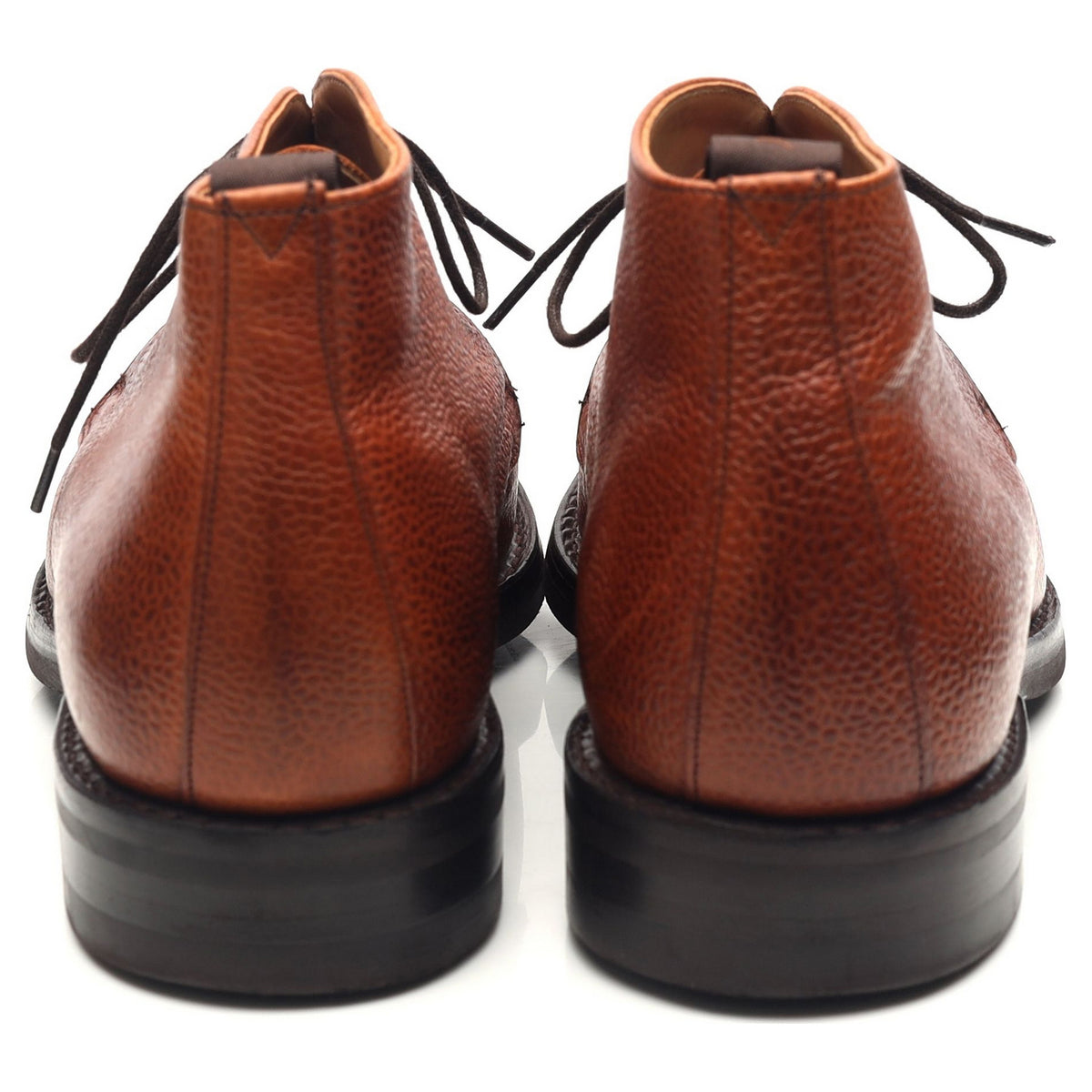 &#39;Jackie III&#39; Tan Brown Leather Chukka Boots UK 9 F