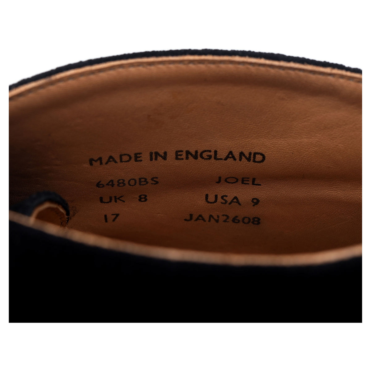 &#39;Joel&#39; Black Suede Chukka UK 8