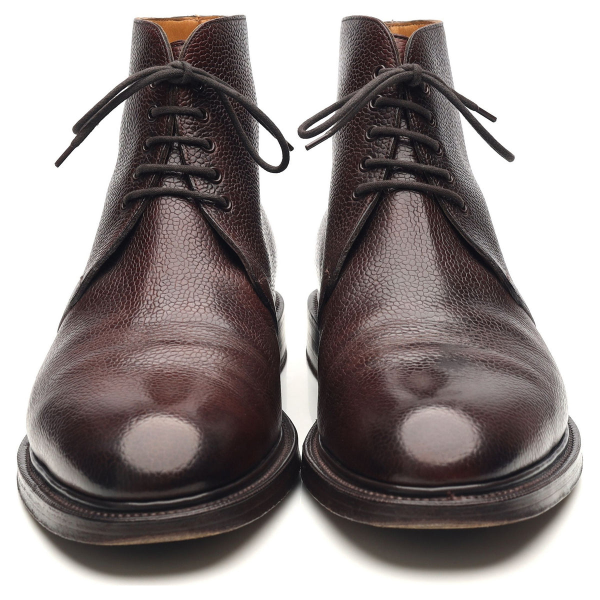 &#39;Orkney&#39; Dark Brown Leather Chukka Boots UK 9.5 C
