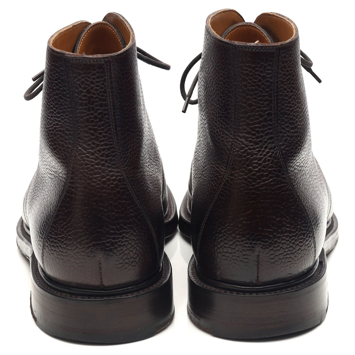 &#39;Orkney&#39; Dark Brown Leather Chukka Boots UK 9.5 C