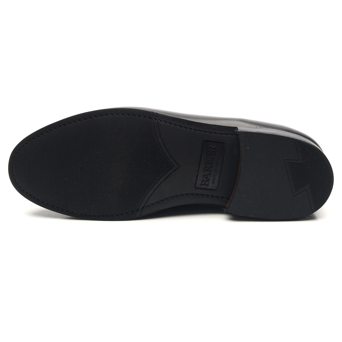 &#39;Studland&#39; Black Leather Tassel Loafers UK 6.5 F