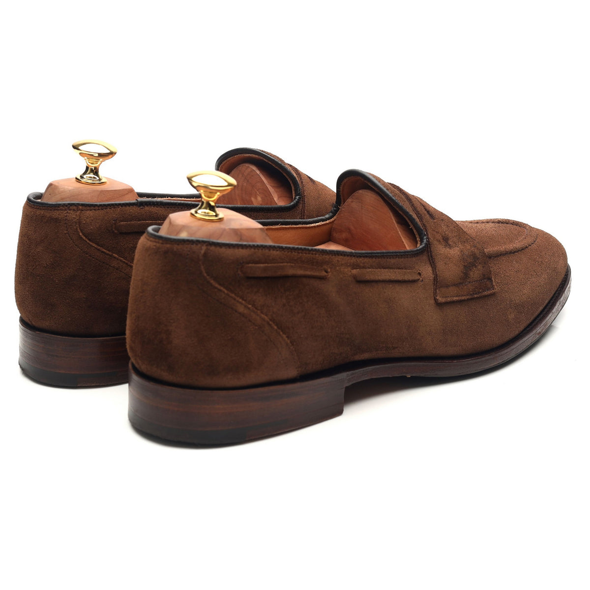 &#39;Widnes&#39; Brown Suede Loafers UK 10 G