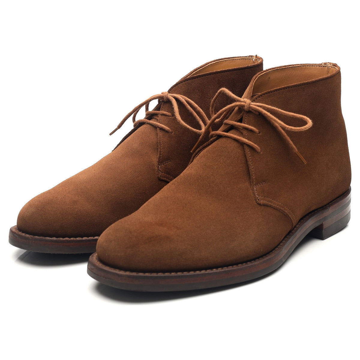 &#39;Chiltern&#39; Snuff Brown Suede Chukka Boots UK 7 E
