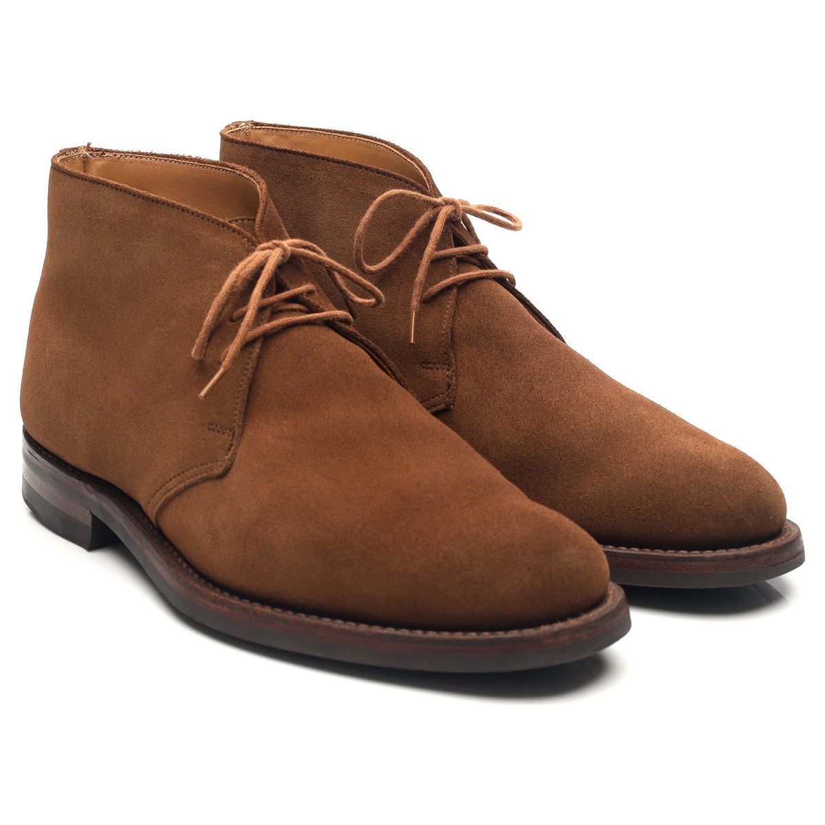&#39;Chiltern&#39; Snuff Brown Suede Chukka Boots UK 7 E