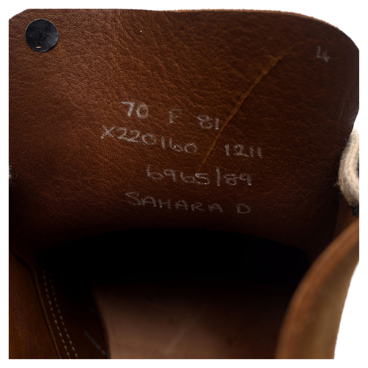 &#39;Sahara&#39; Tan Brown Suede Chukka Boots UK 7 F