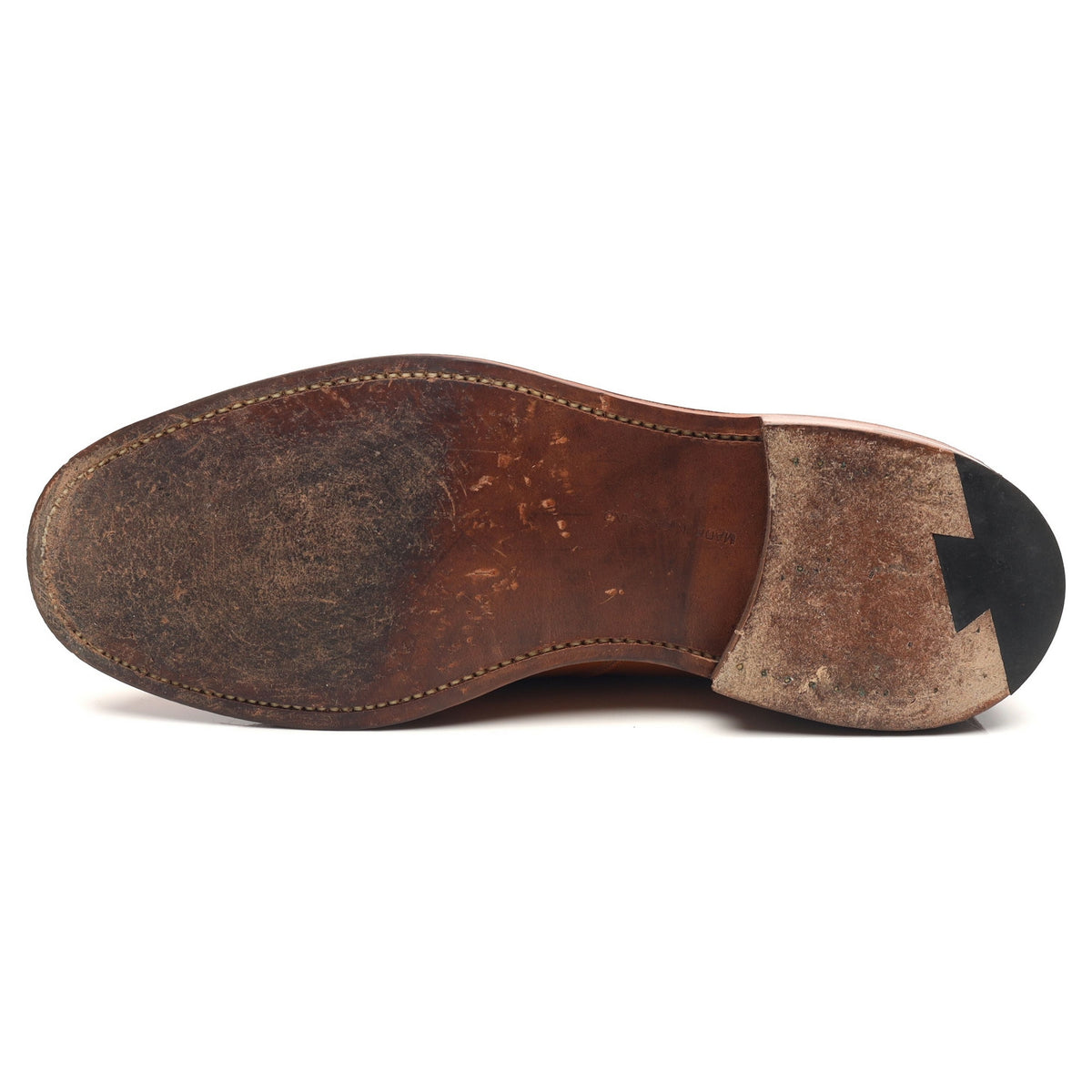 &#39;Jacob&#39; Tan Brown Leather Loafers UK 7