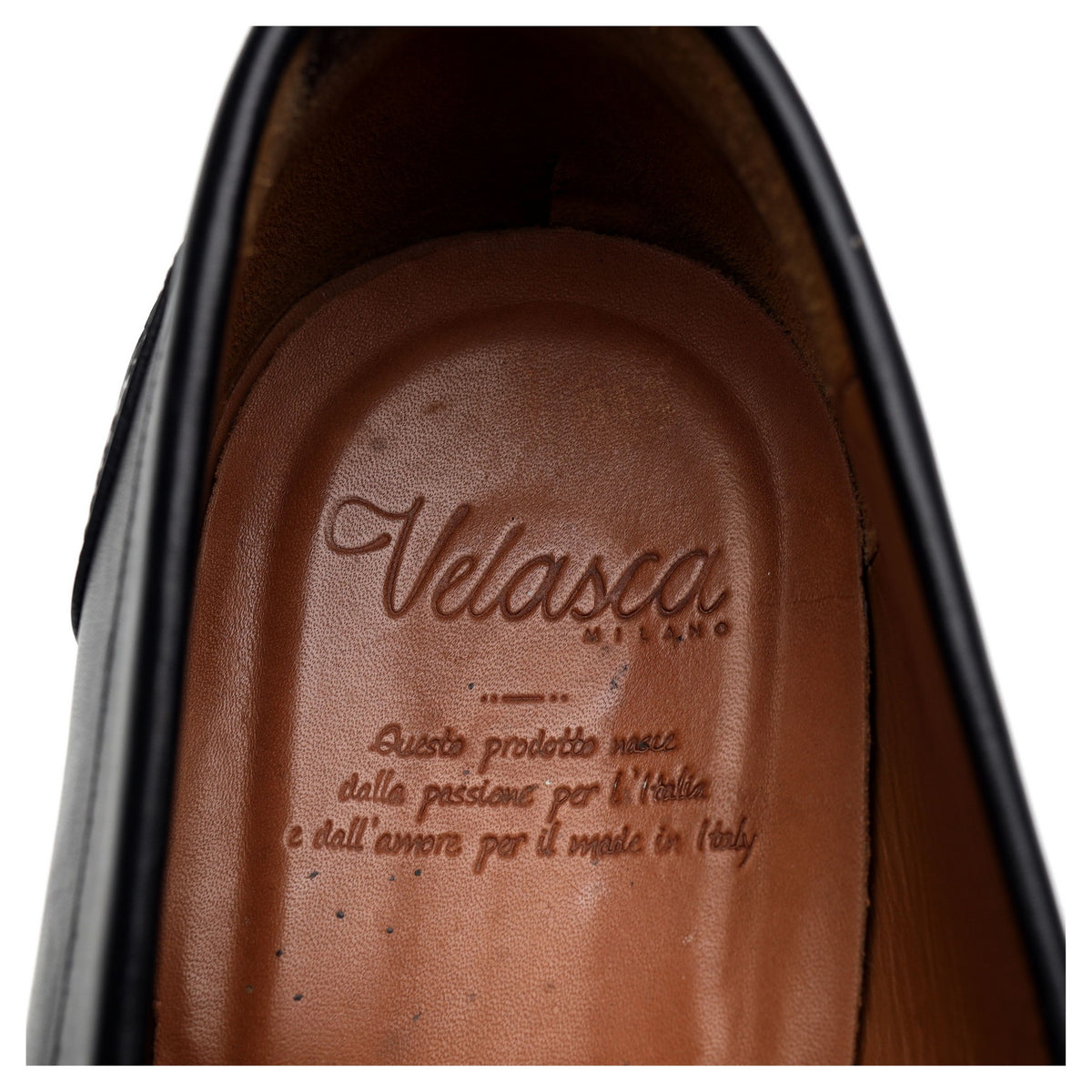 'Maester' Black Leather Loafers UK 10 EU 44