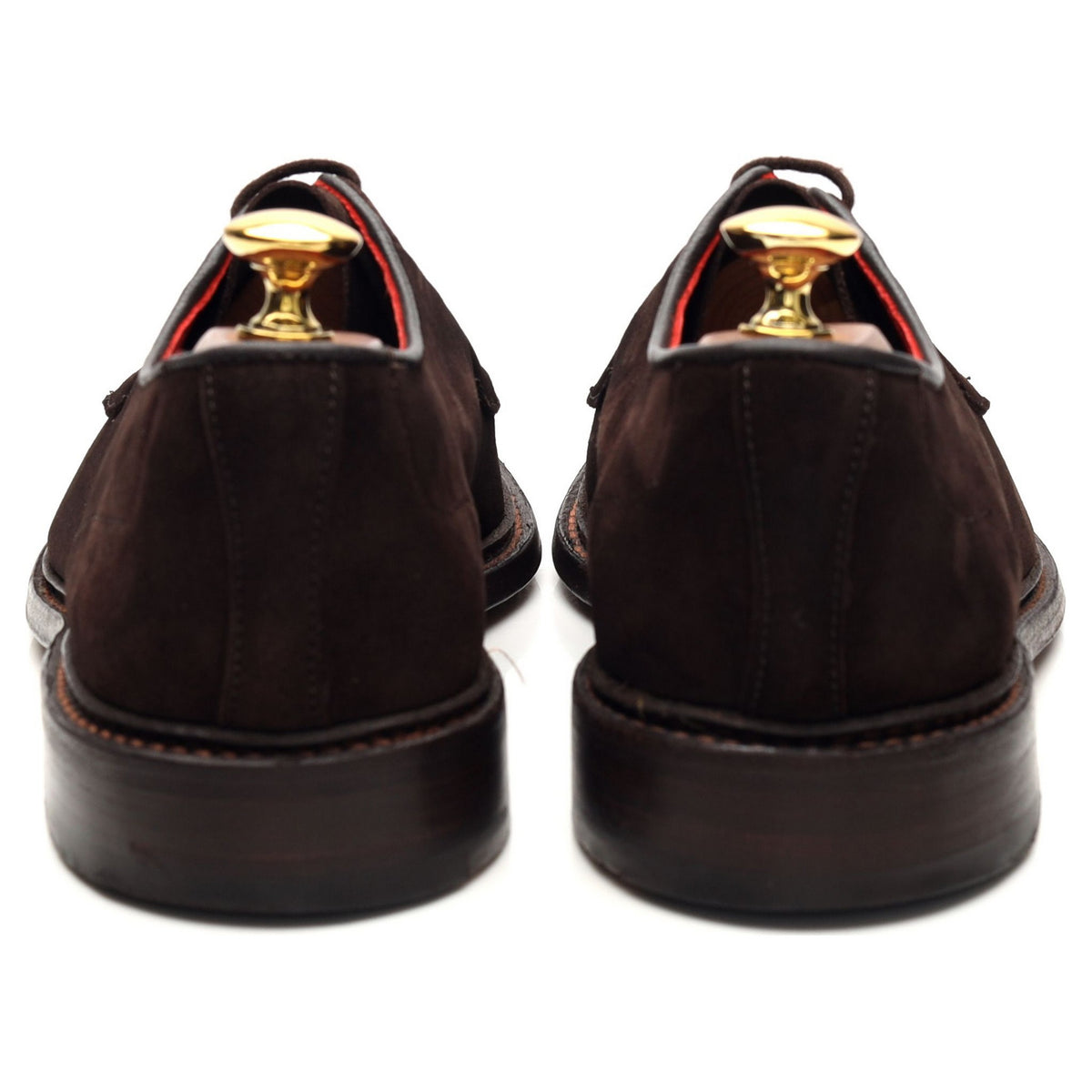 'Robert' Dark Brown Suede Derby UK 6.5