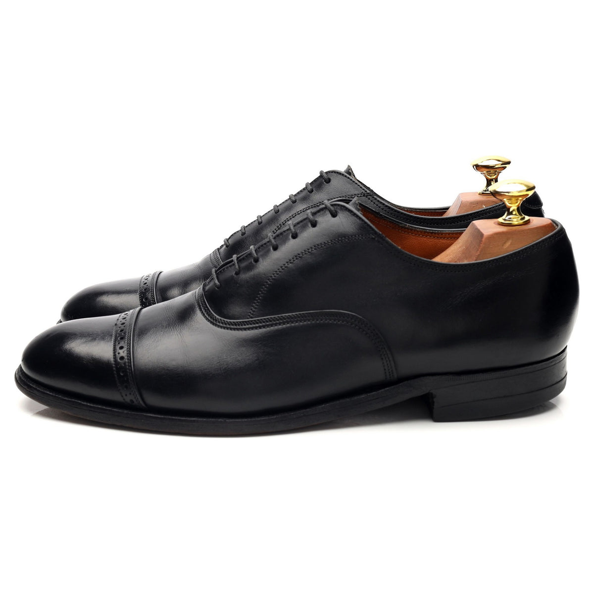 Black Leather Oxford UK 8 US 9 D