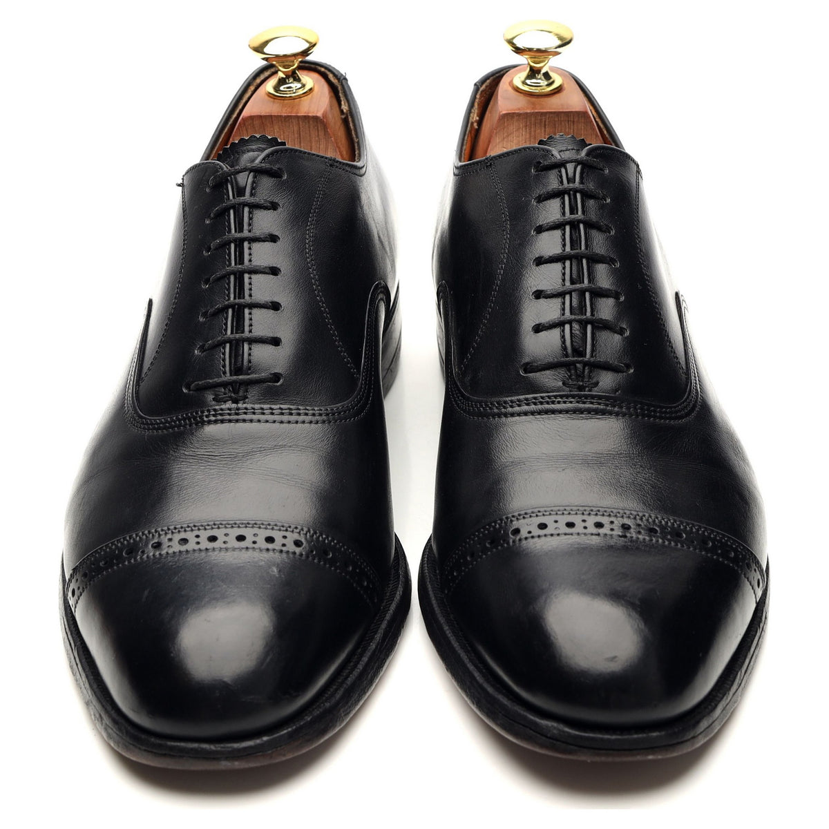 Black Leather Oxford UK 8 US 9 D