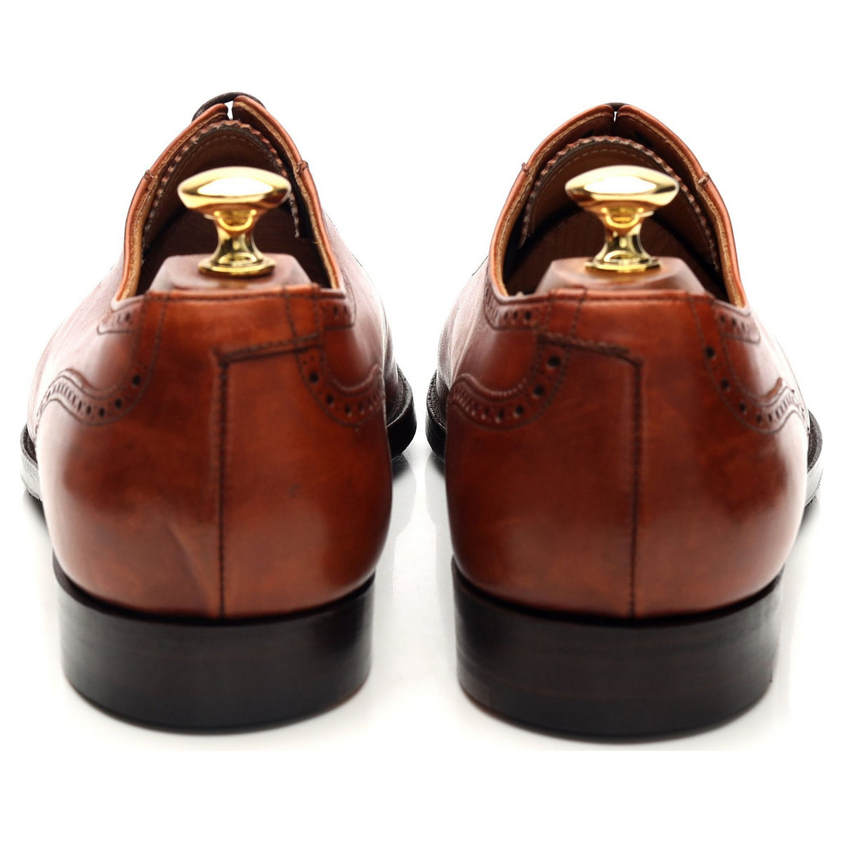 'Westbourne' Tan Brown Leather Oxford UK 9.5 E