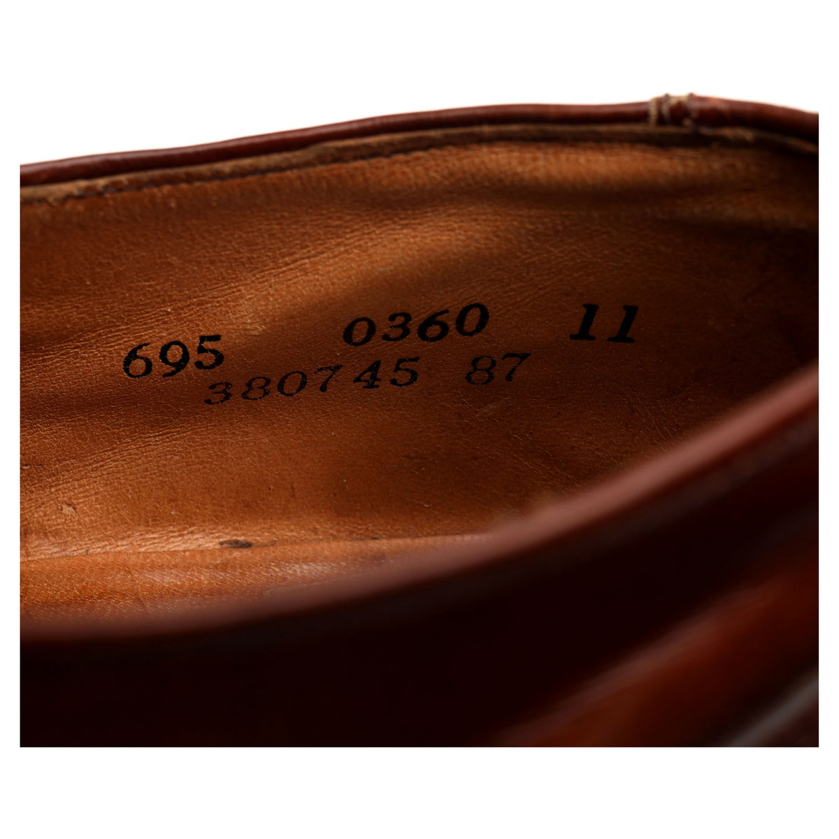 Tan Brown Leather Derby UK 9 US 10