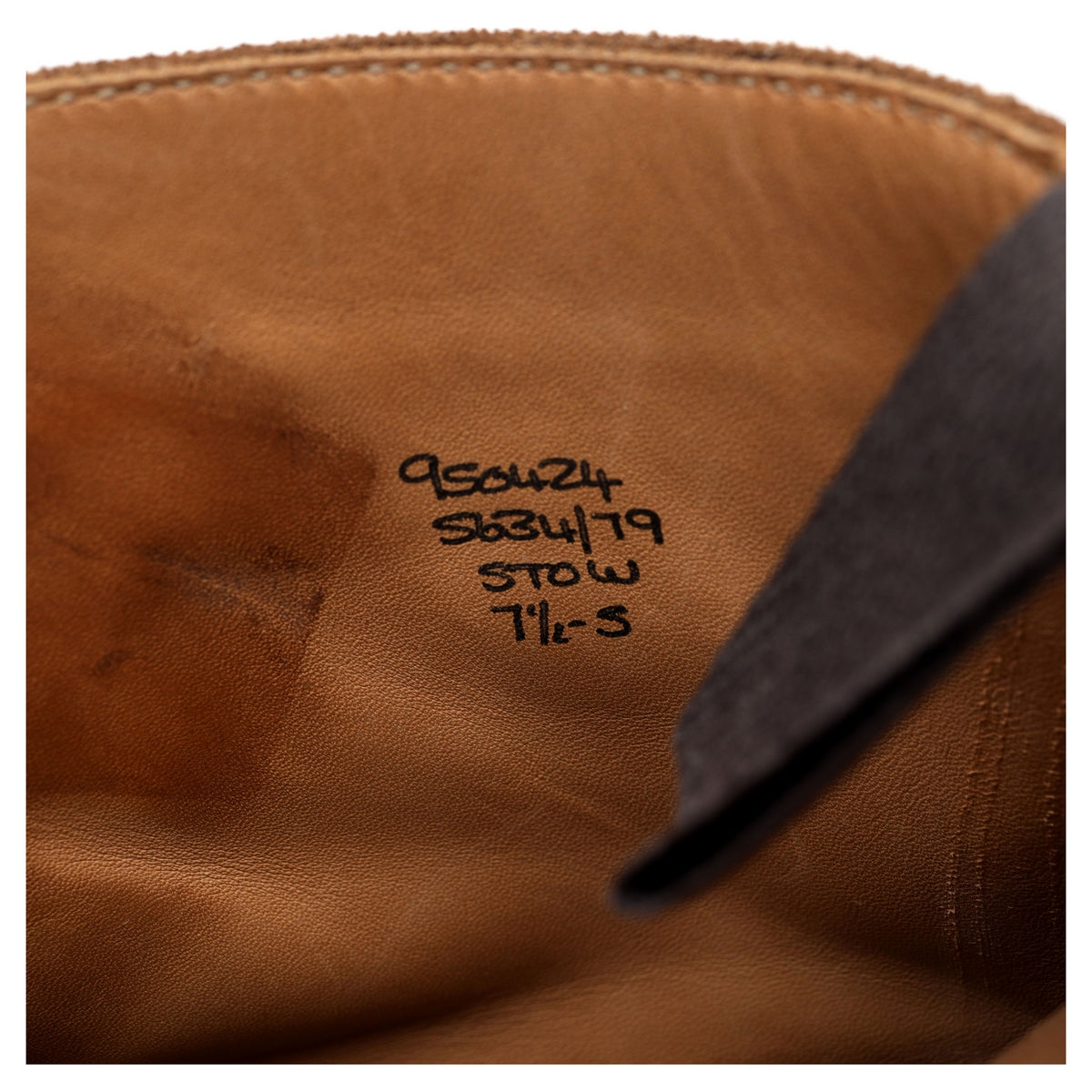 &#39;Stow&#39; Snuff Brown Suede Brogue Boots UK 7.5