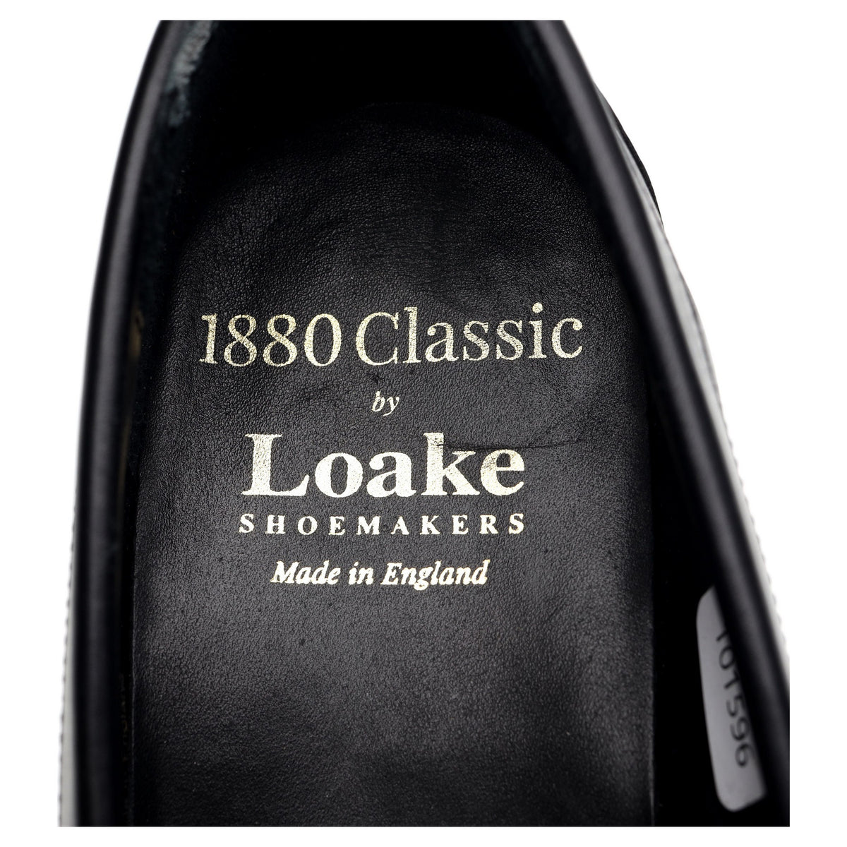 1880 'Hornbeam' Black Leather Loafers UK 7 F