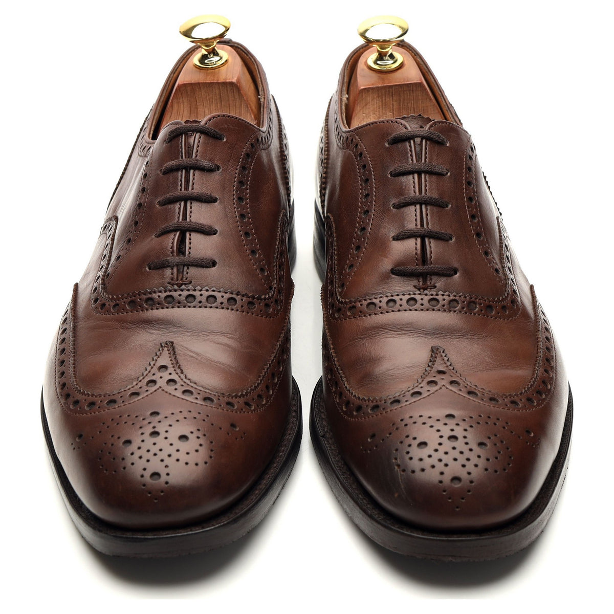 'Chetwynd' Brown Leather Oxford Brogues UK 8 G