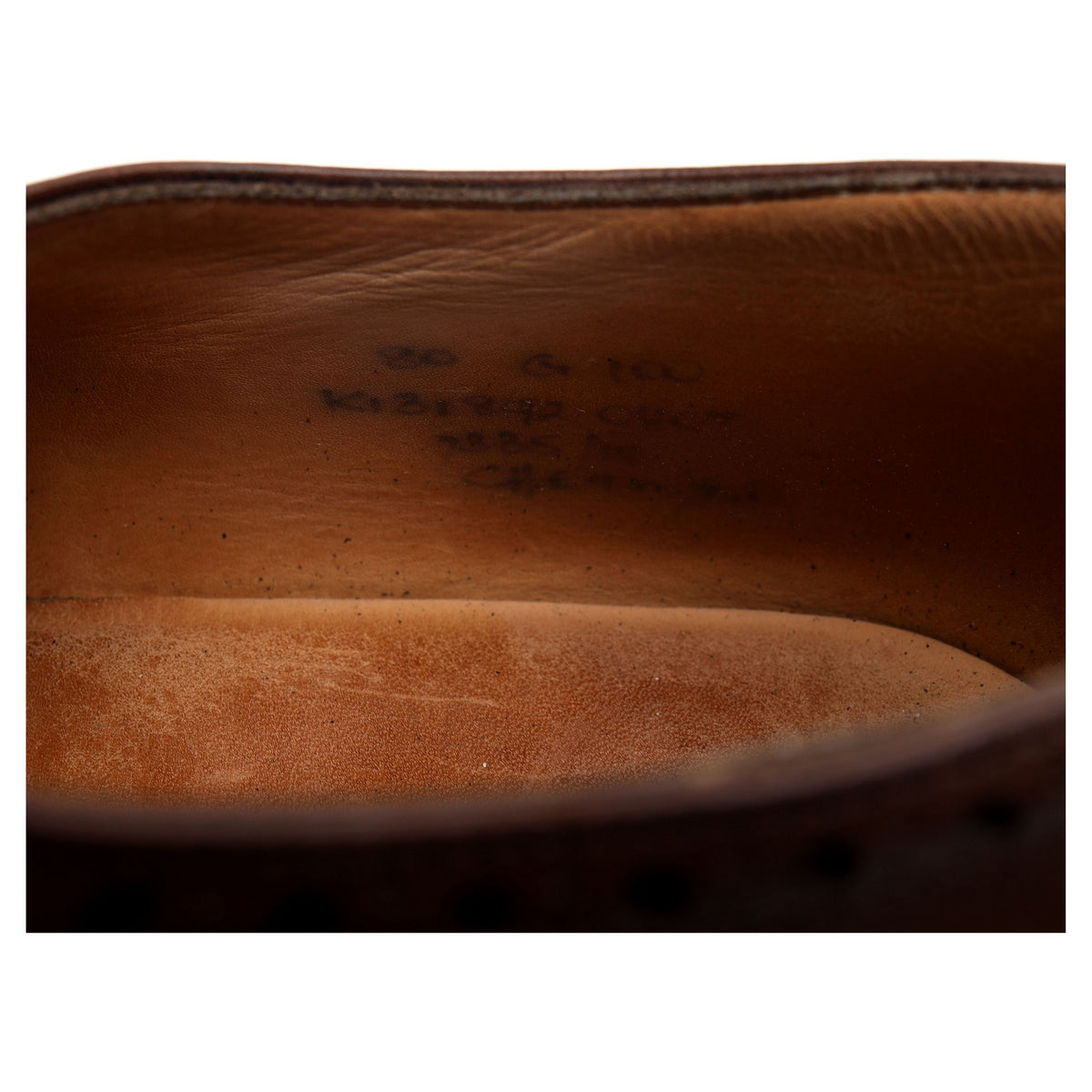 'Chetwynd' Brown Leather Oxford Brogues UK 8 G