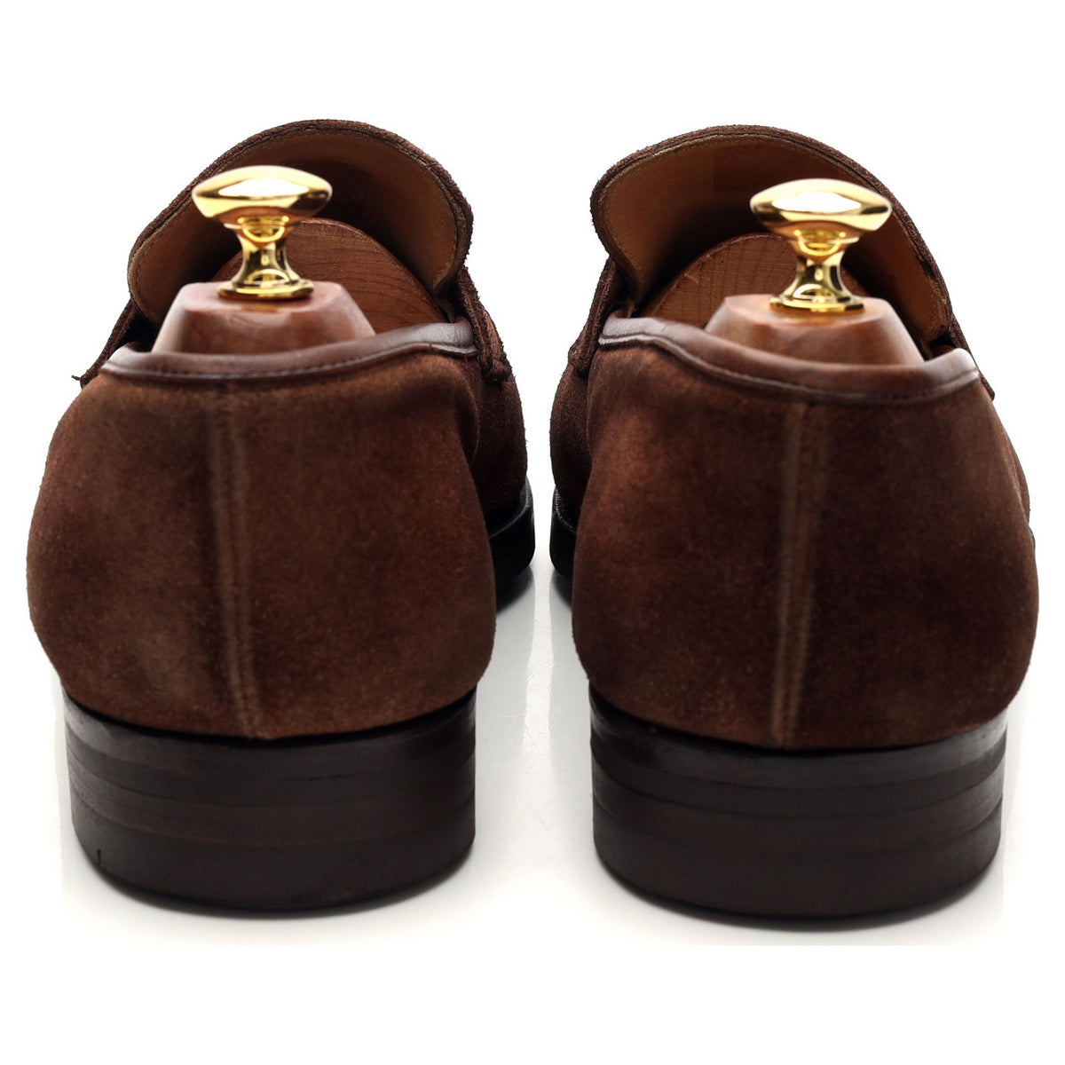 'Merton' Brown Suede Loafers UK 9 E