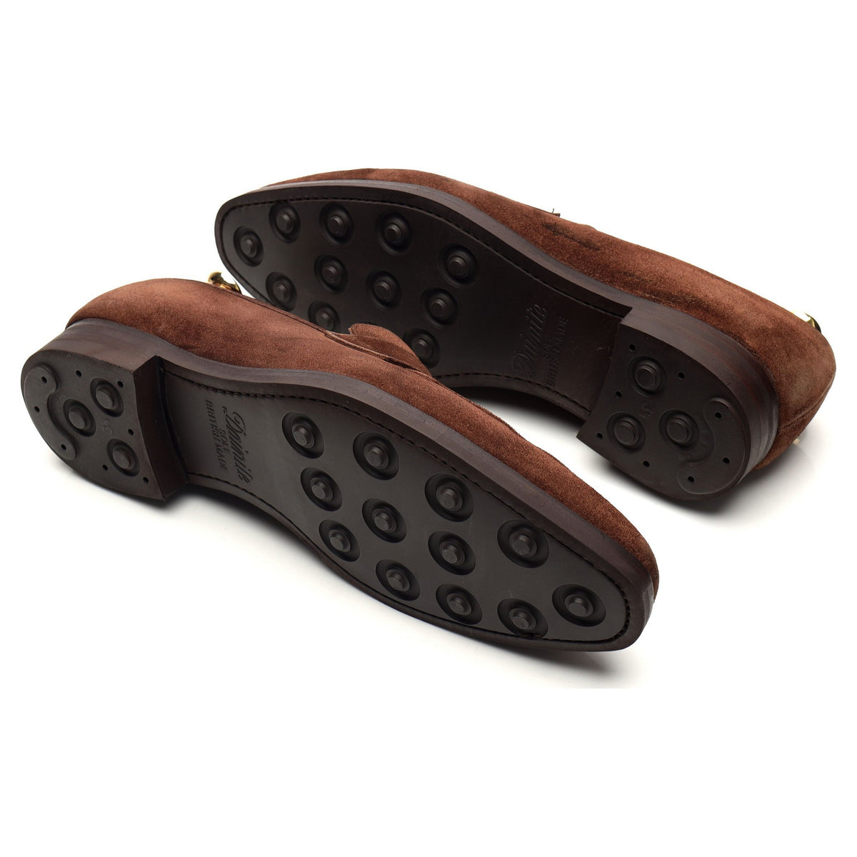 'Merton' Brown Suede Loafers UK 9 E