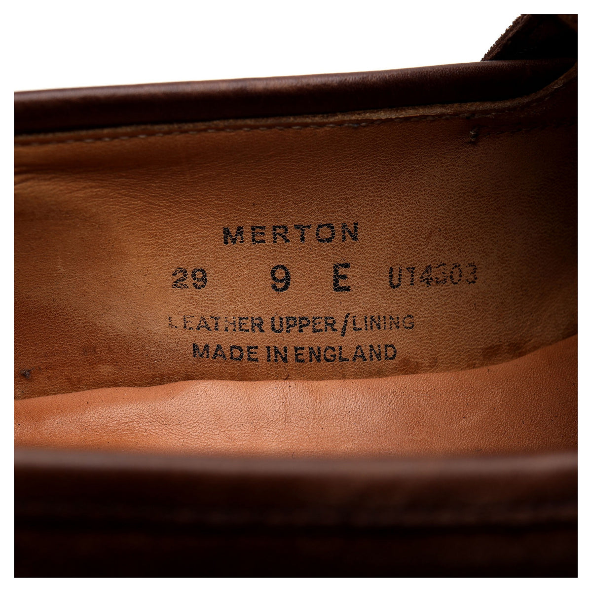 'Merton' Brown Suede Loafers UK 9 E