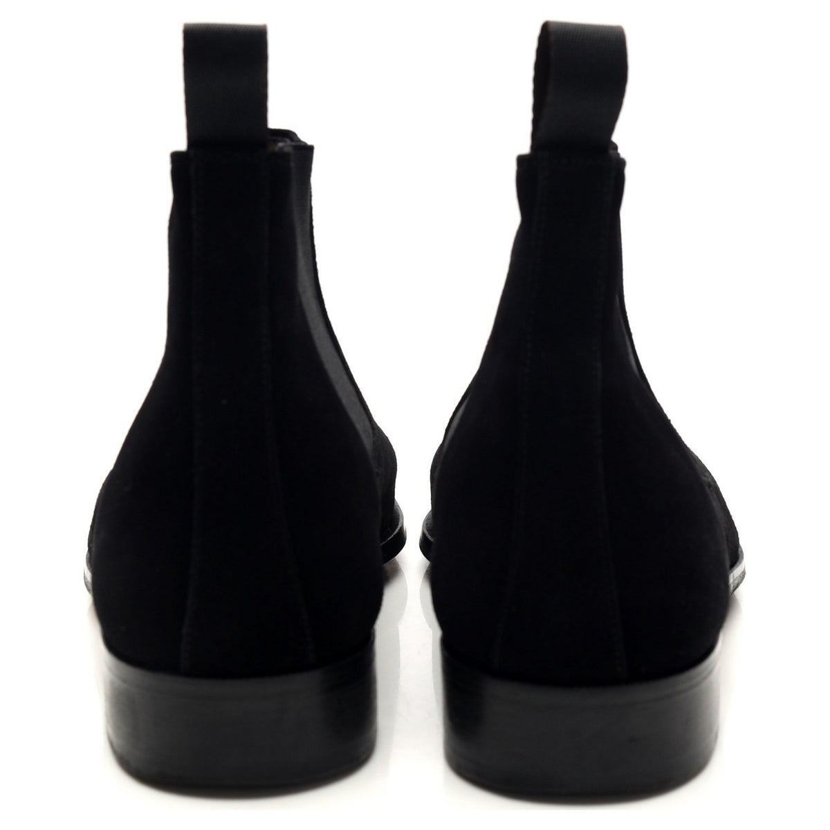 Black Suede Chelsea Boots UK 6.5